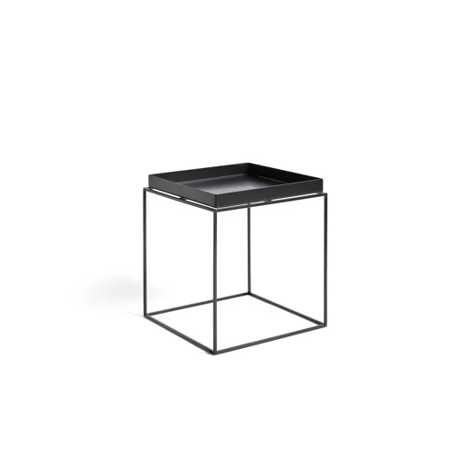 HAY - Tray Bord - Medium - 40x40x44 cm - Svart