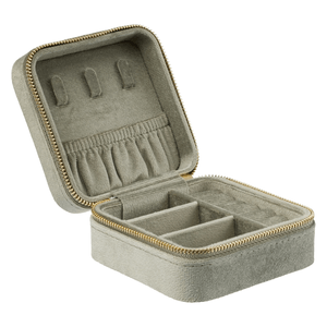 DARK Velvet Jewellery Box Mini Milieu Green