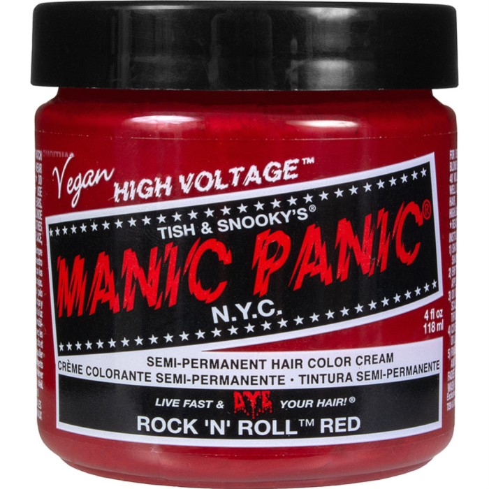 Manic Panic Semi-Permanent Hair Color Cream Rock 'n' Roll Red