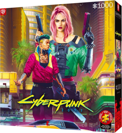 Cyberpunk 2077 Kitsch Style Pussel (1000 bitar)