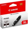 Canon CLI-551 Xl, svart bläckpatron, bild 2