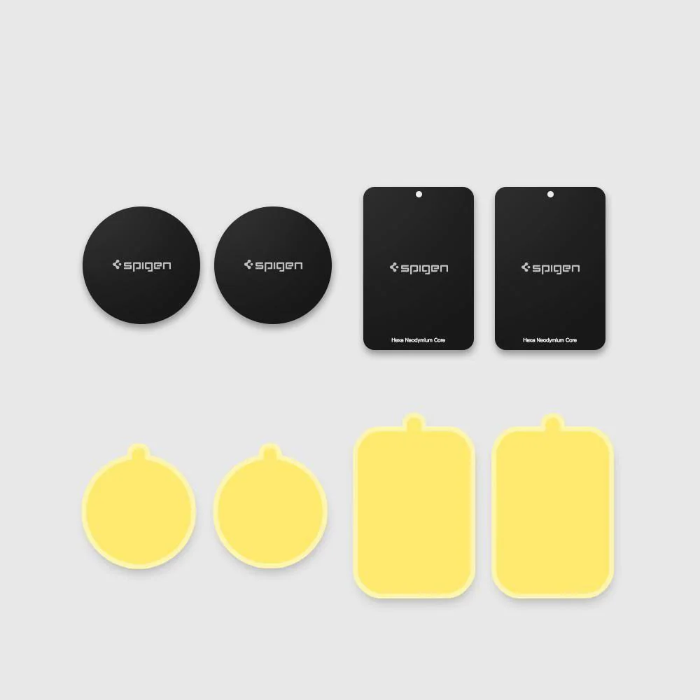 Spigen Kuel A210 - Metallplatta för mobiltelefon - svart (paket om 4), bild 4