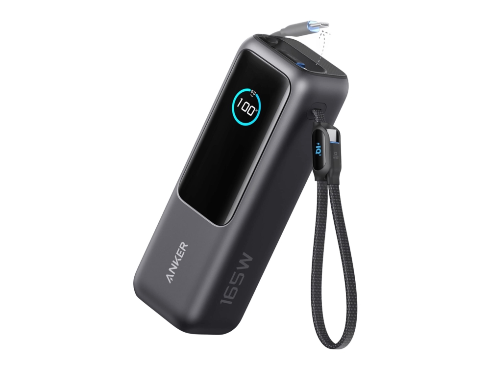 Anker Powerbank 25000 mAh 165W med inbyggda kablar, bild 3