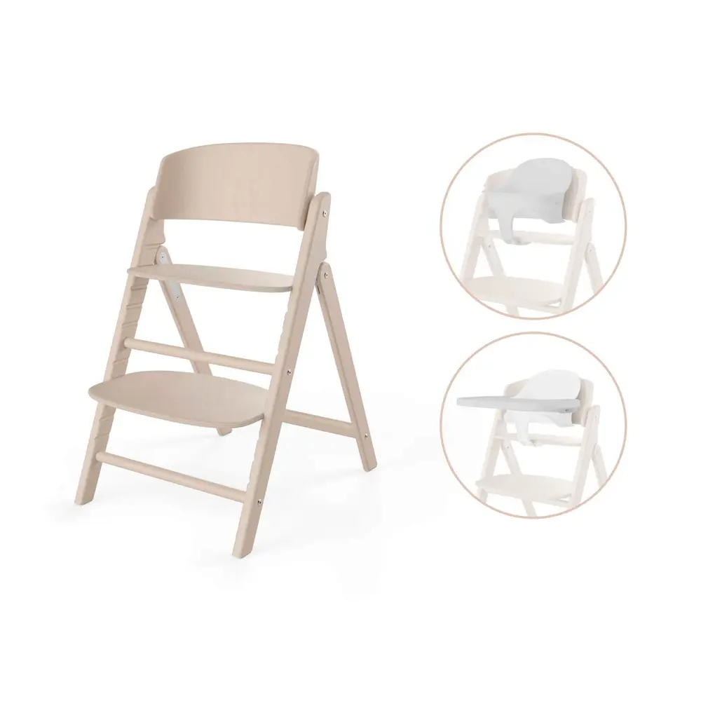 Cybex Click & Fold 3in1 matstol/babyset/bricka, all natural