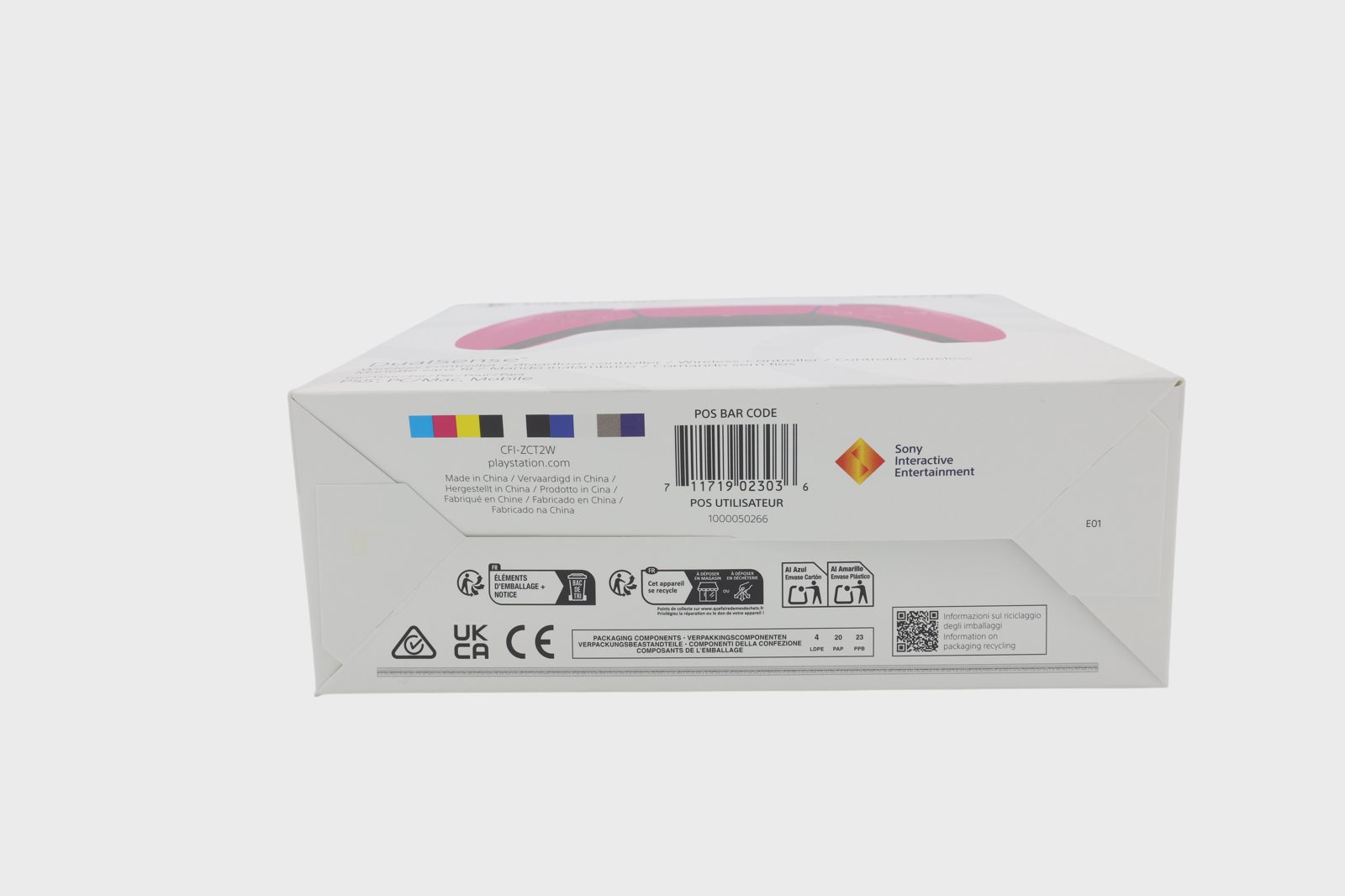 PlayStation 5 trådlösa Dualsense handkontroll, Nova Pink, bild 2