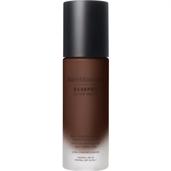 bareMinerals BAREPRO 24HR Skin-Perfecting Matte Liquid Foundation SPF 20 Deep 65 Neutral Deep 65 Neutral