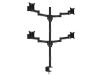 Multibrackets M Vesa Deskmount Officeline Quad Svart, bild 2