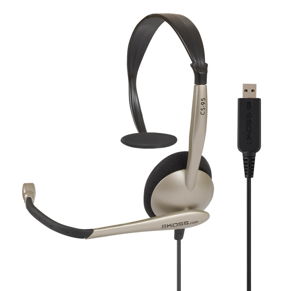 Koss CS95 Mono On-Ear Mic, USB, bild 3