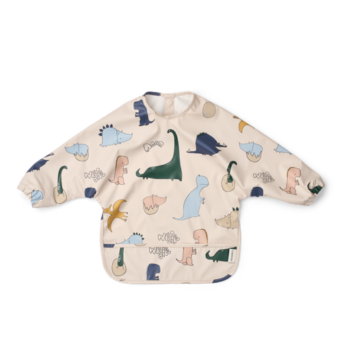 Liewood - Merle Printed Cape Bib - Dino roar / Sandy - One size