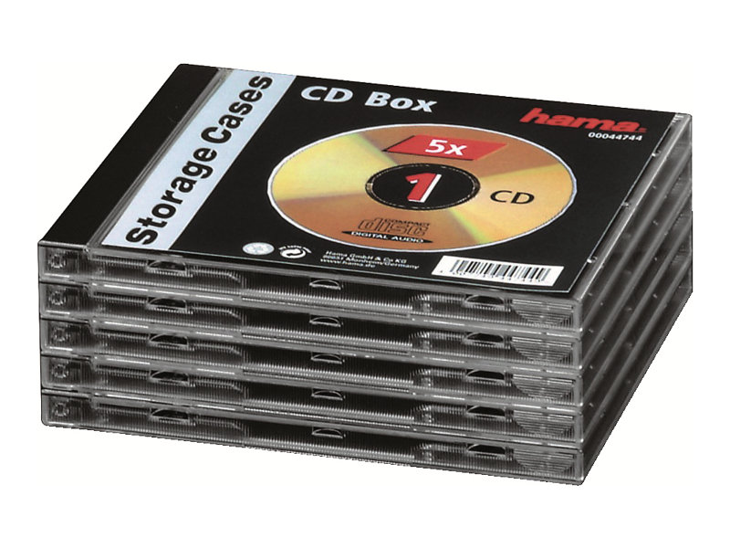 Hama - Fodral för arkiverings-CD - transparent (paket om 5), bild 2