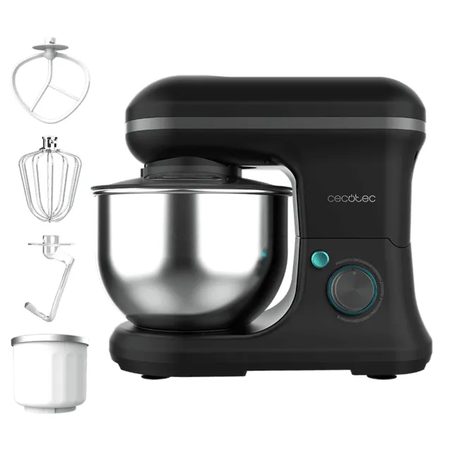 Cecotec Cecomixer köksmaskin 1200 W, 5 L, Merengue, svart