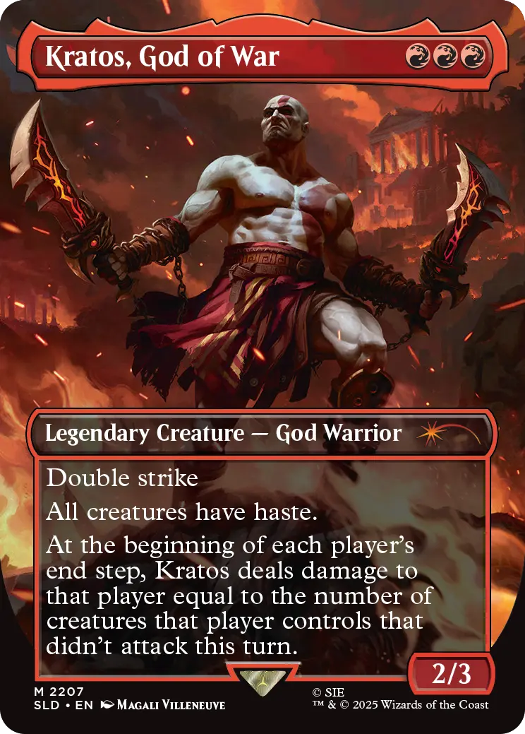 Magic the Gathering Secret Lair x Playstation God of War: Greek (Non-Foil)