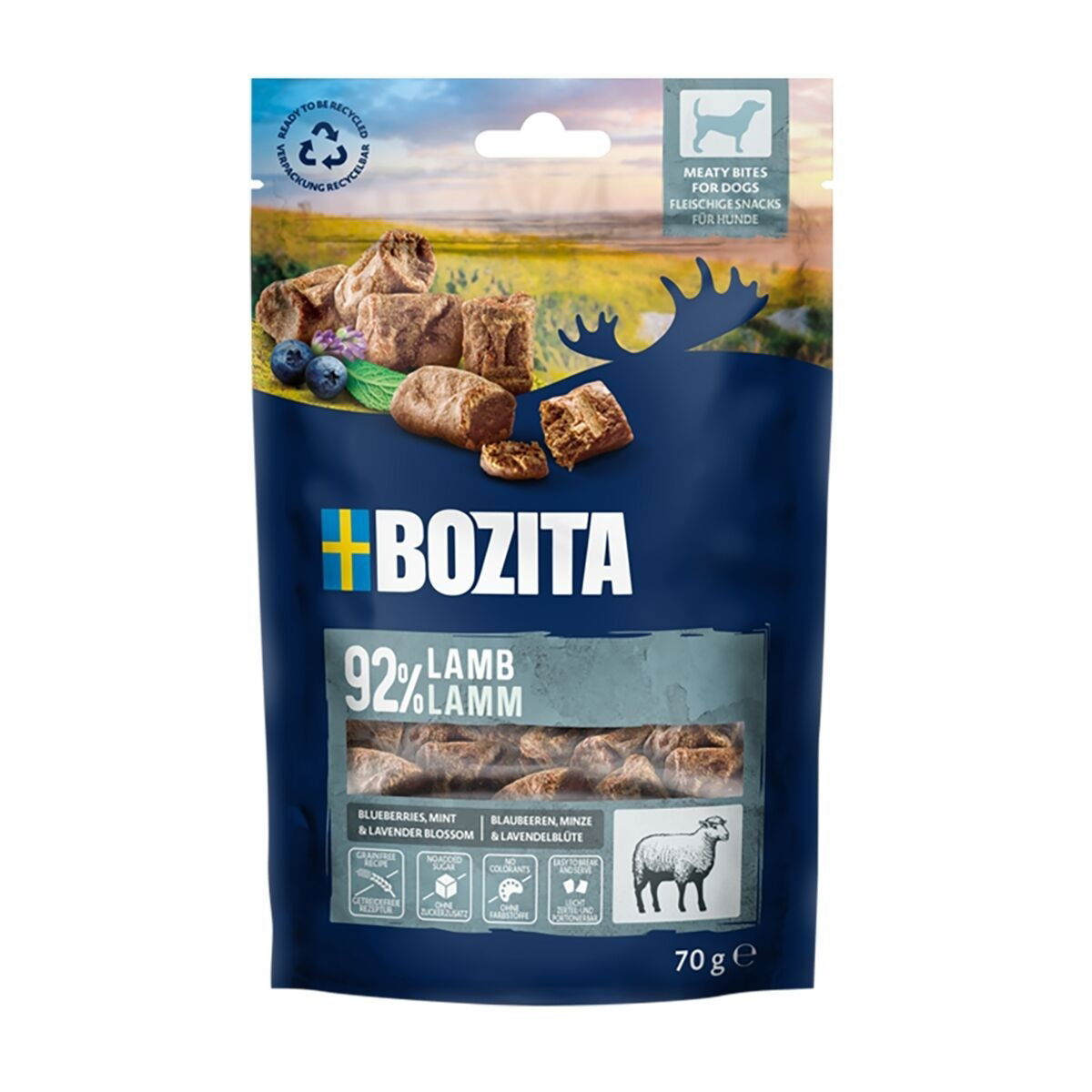 Bozita Meaty Bites Hundgodis Lamm 70g