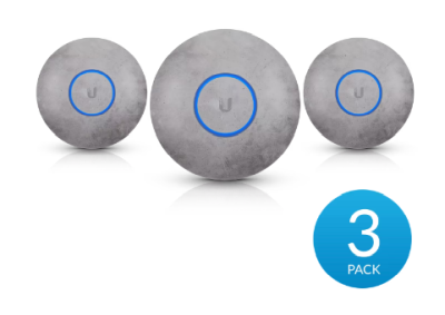 Ubiquiti Networks Upgradable Casing for nanoHD / U6 Lite / U6+, 3-pack - Betong/Concrete