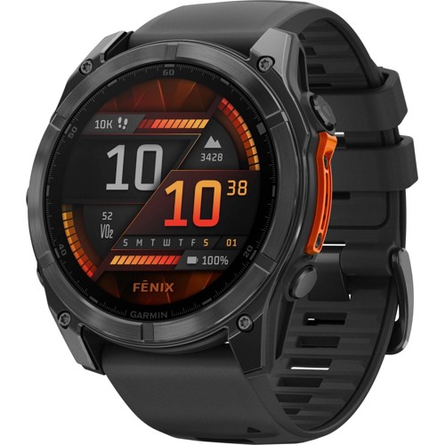 Garmin Fenix 8 51 mm GPS-smartwatch, skiffergrå stål