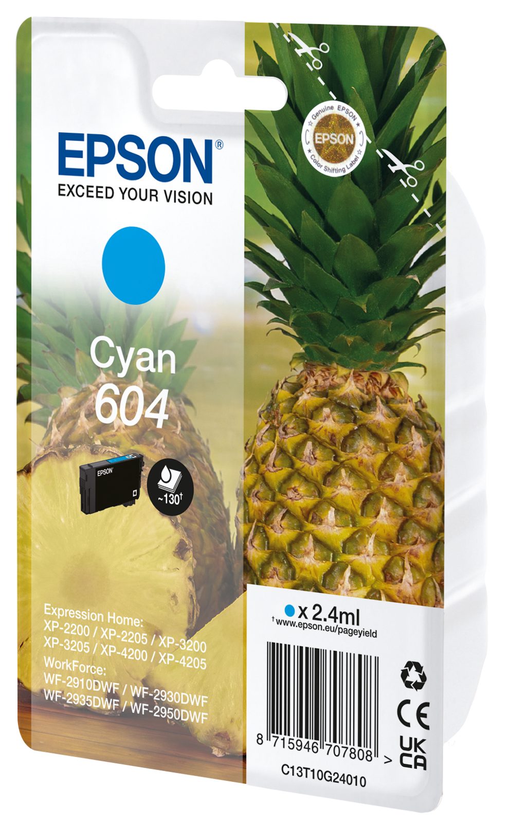 Epson 604 bläckpatron (cyan), bild 3