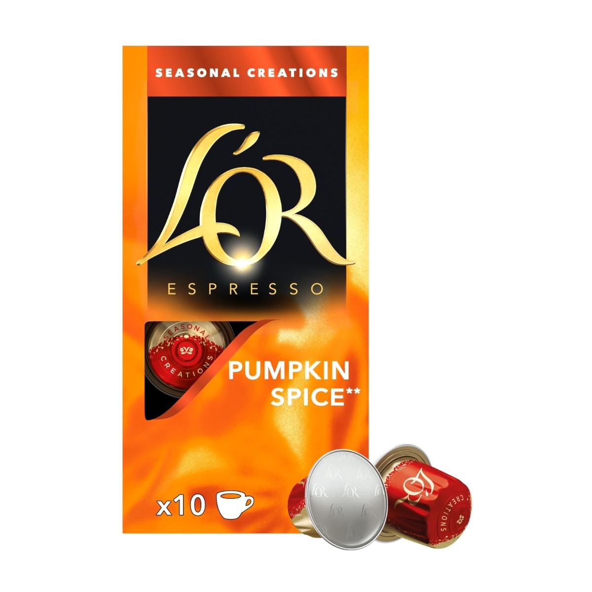 L'OR Seasonal Pumpkin Spice kaffekapslar, 10 st