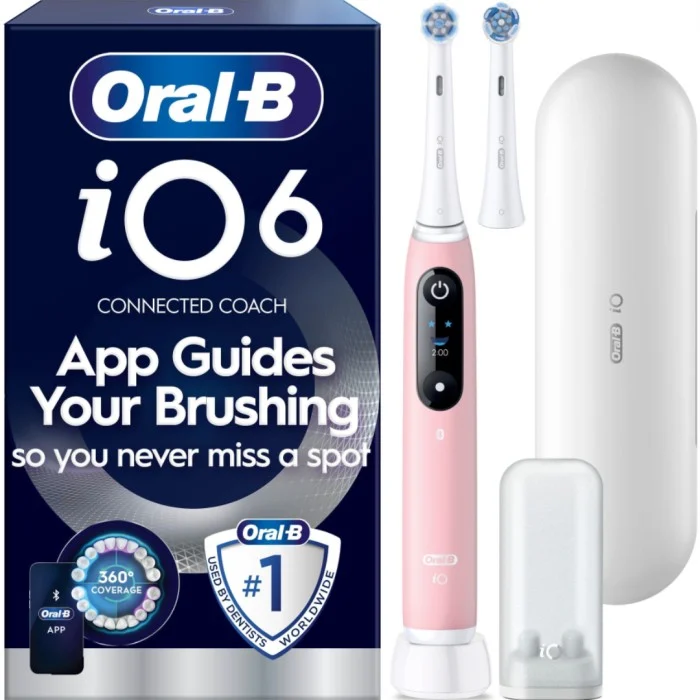 Oral-B iO6 eltandborste, Pink Sand