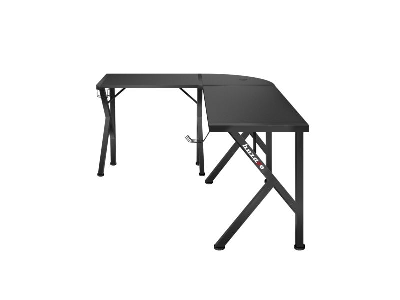 Huzaro Hero 6.3 Gaming Desk, svart +DOVANA Huzaro set (slagskiva och tillbehör)