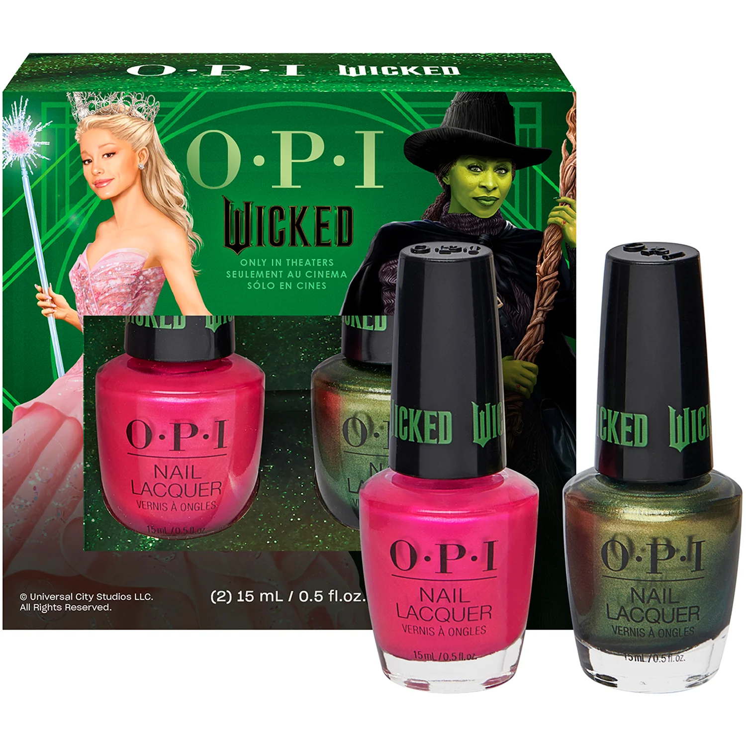 OPI x Wicked Nail Lacquer Holiday Collection Duo Pack 1 pcs