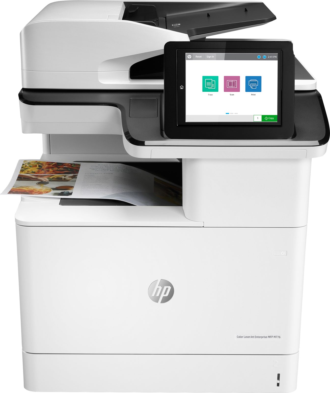 HP Color LaserJet Enterprise MFP M776dn multifunktionsskrivare, bild 4