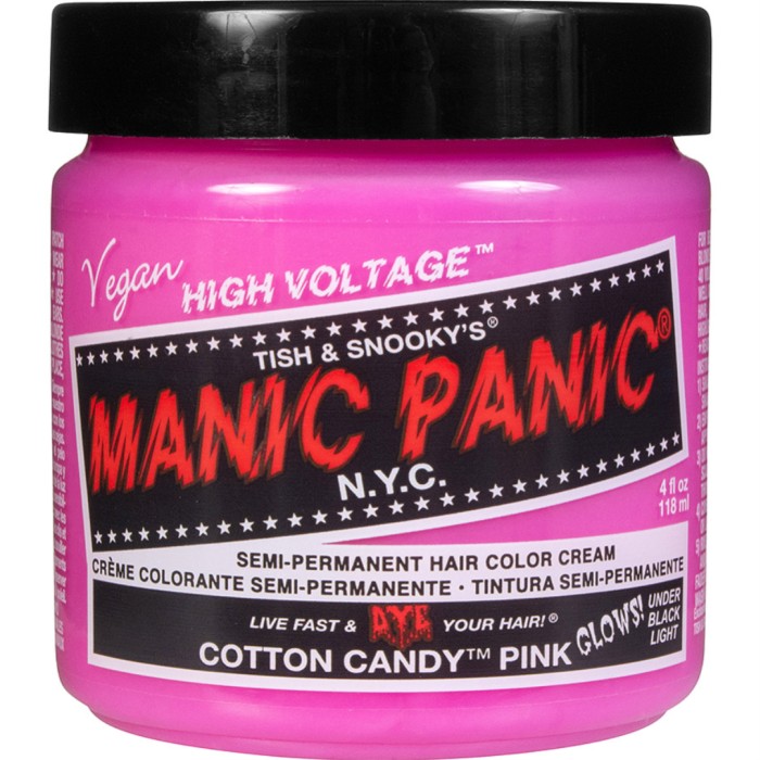Manic Panic Semi-Permanent Hair Color Cream Cotton Candy Pink, bild 2
