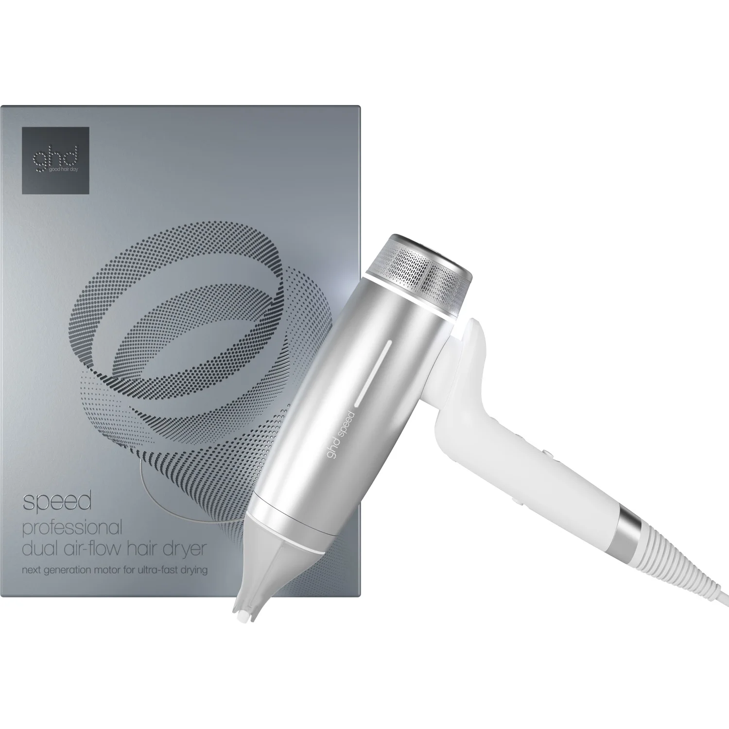 ghd Speed Silver White Silver White