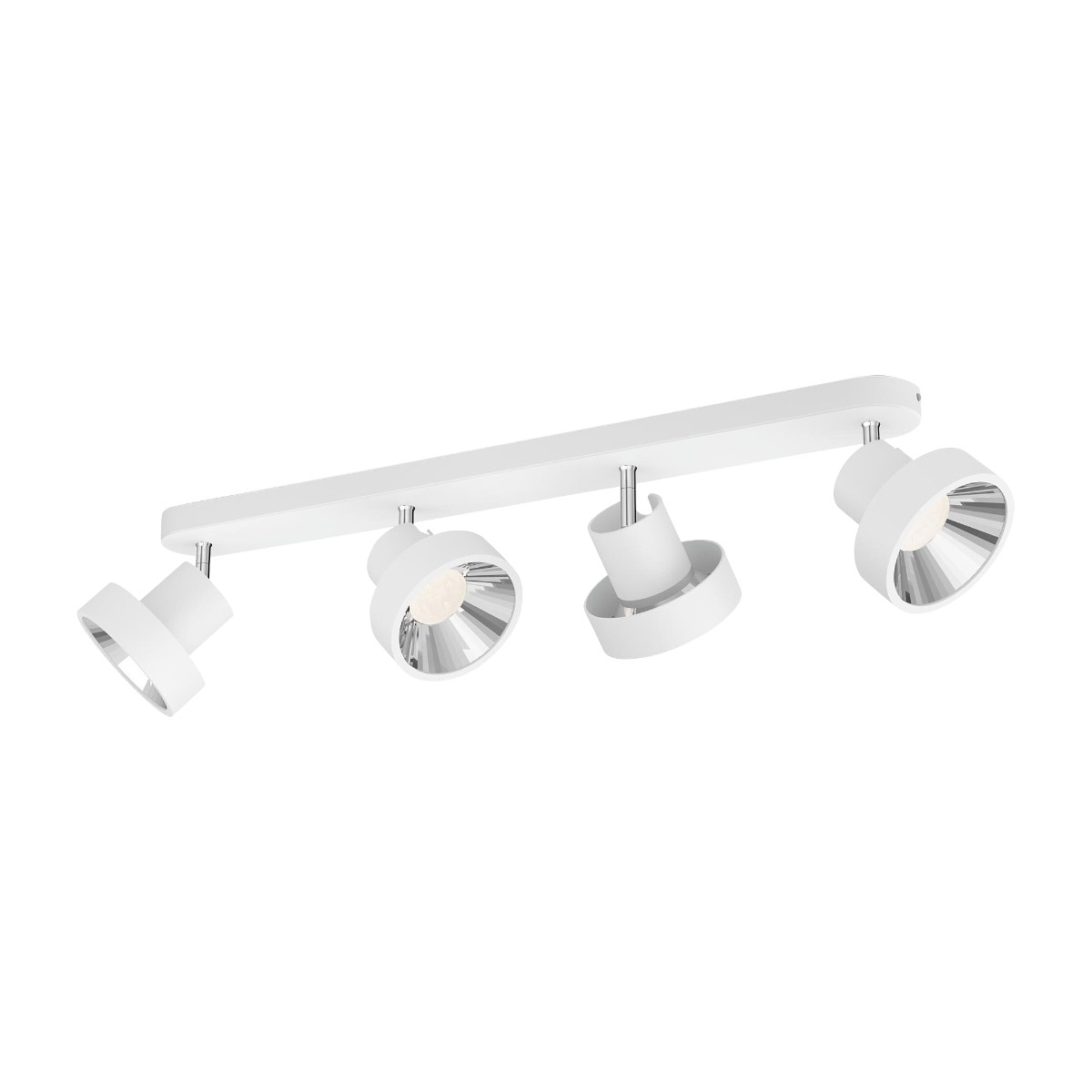 Philips Bukko LED spotlight 4X4,3W, vit