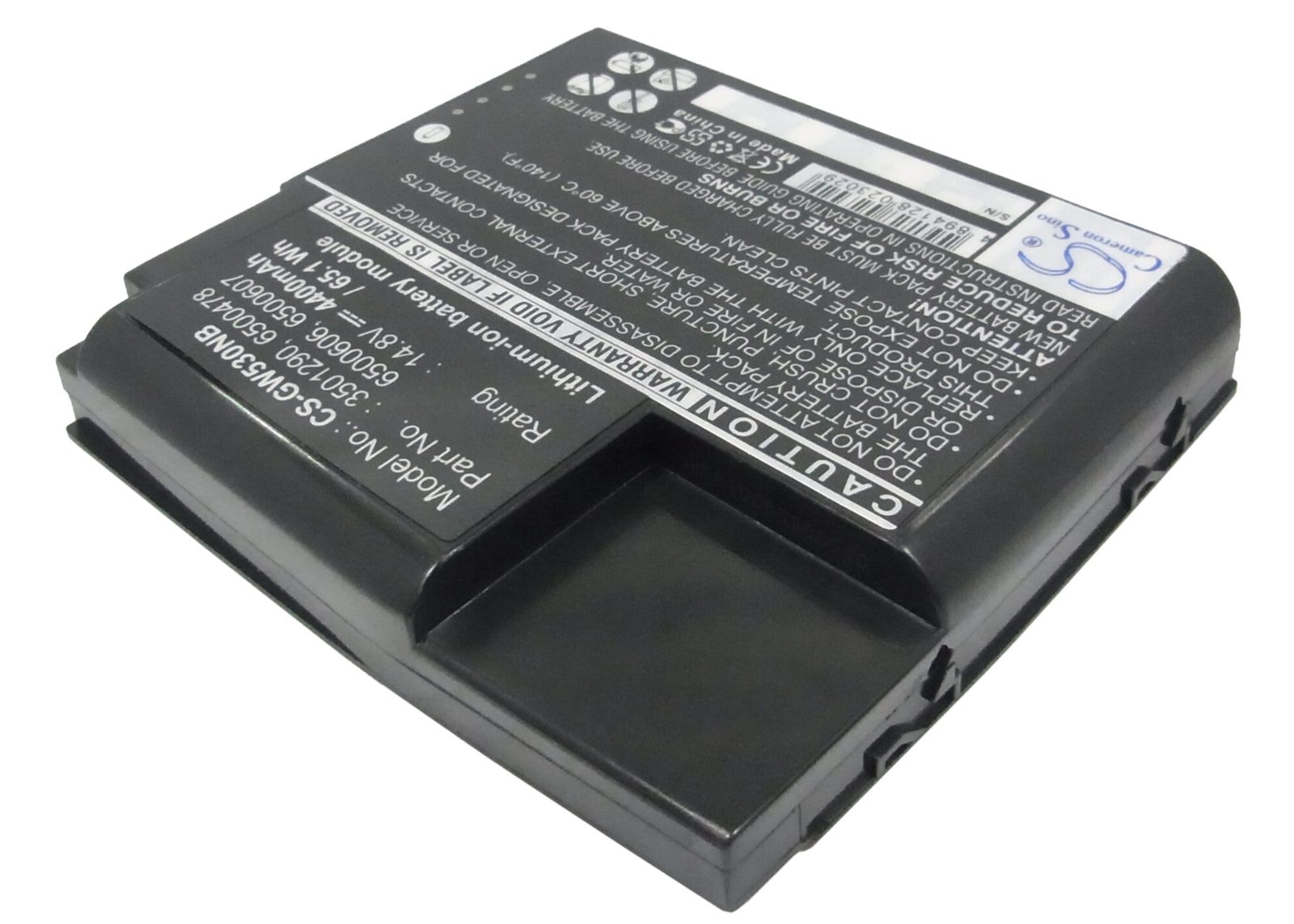 Batteri till Notebook, Bärbar dator för Gateway Solo 5300, Solo 5300CL, Solo 5300CS m.fl., bild 2