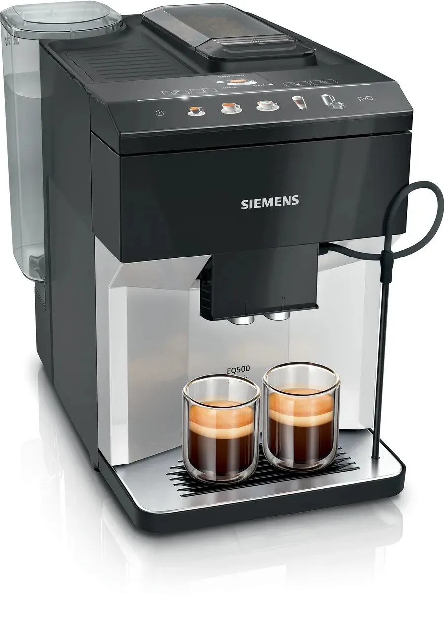 Siemens EQ500 TP511R01 espressomaskin 1,9 L inbyggd kvarn svart/silver