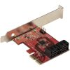 StarTech.com kontrollerkort 4xSATA3, PCI-E 3.0 x2, Low Profile