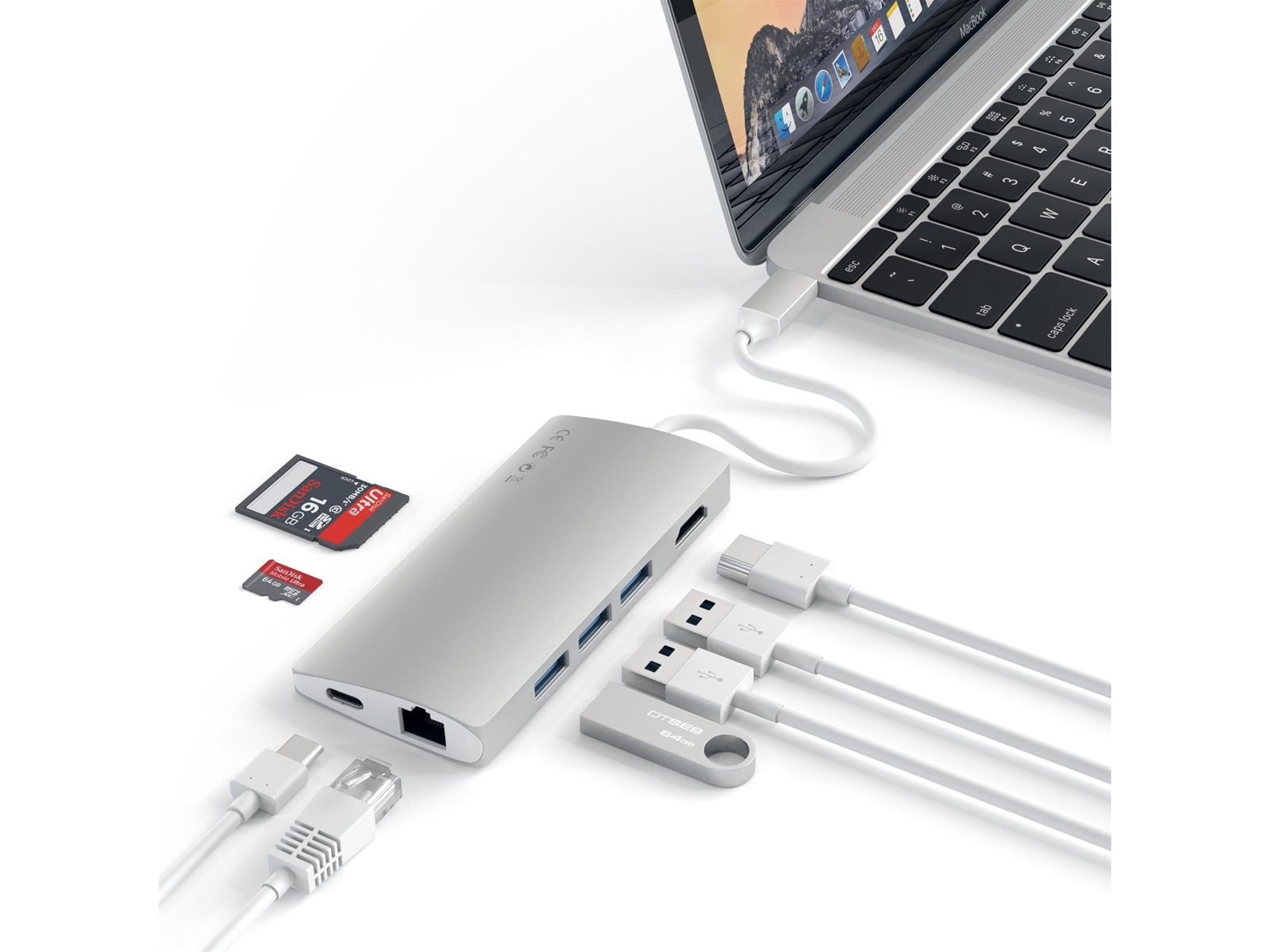 Satechi MultiPort 4K Docking V2 (silver)