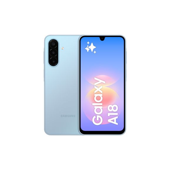 Samsung Galaxy A18 LTE 256 GB, ljusblå, bild 2