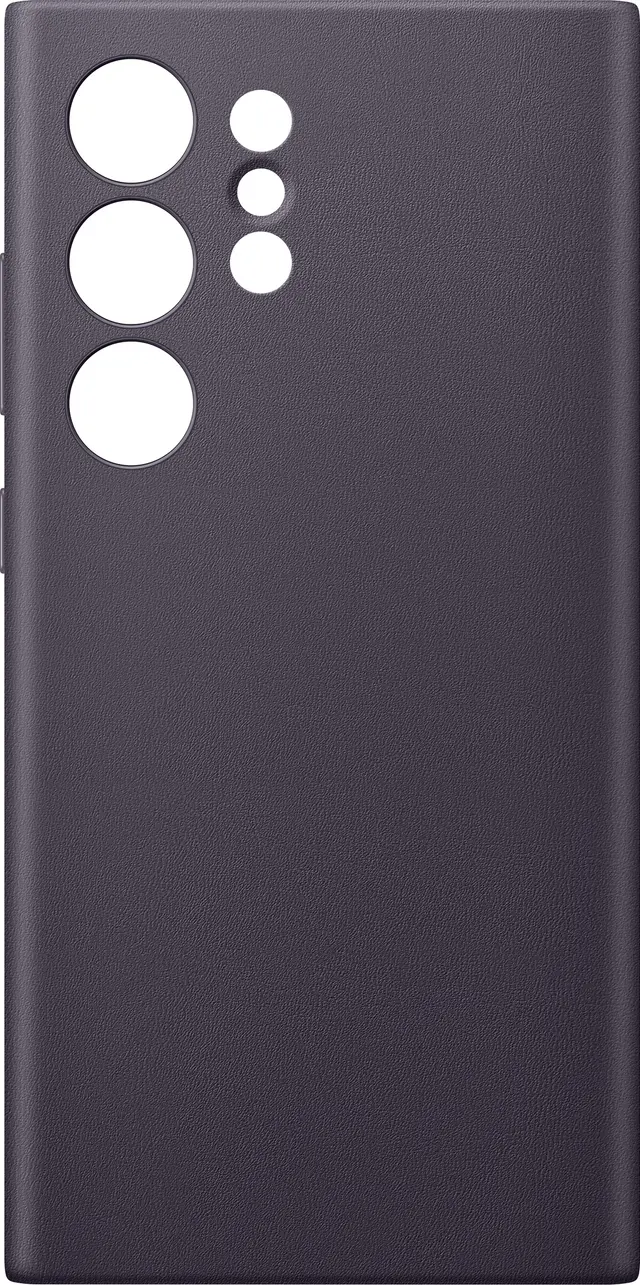 Samsung Galaxy S24 Ultra Vegan Leather fodral (lila)