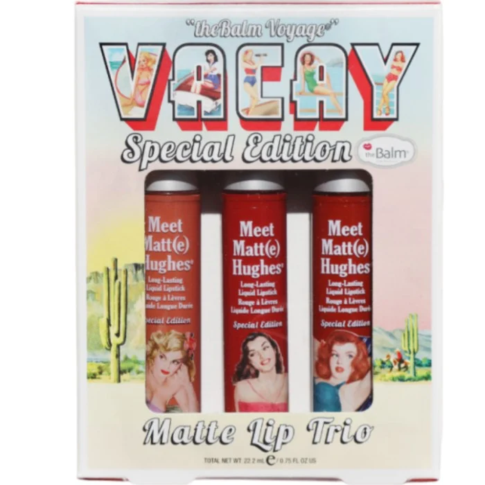 the Balm Voyage Vacay Matte Lip Trio