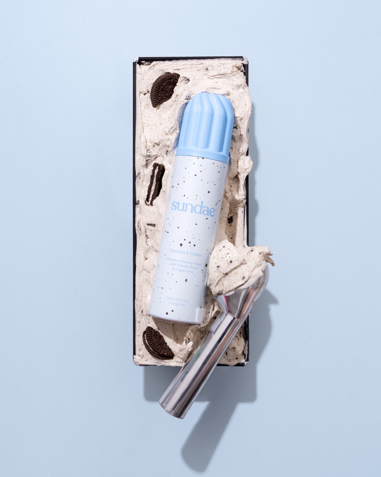 Sundae Cookies & Cream Whipped Shower Foam 265 ml, bild 3
