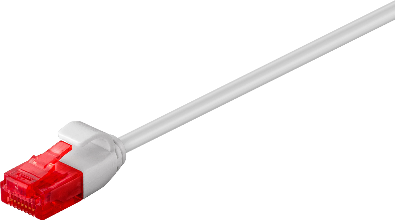 Nätverkskabel MicroConnect oskärmad Cat6, slim, 3,6mm i diameter, 15 meter - Grå, bild 2