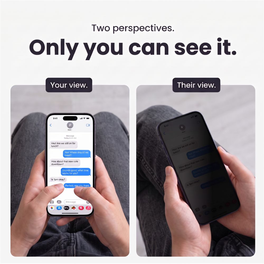 Tech-Protect Glass SPY+ 2-pack – integritetsskyddande härdat glas för iPhone 18 Pro Max, bild 3
