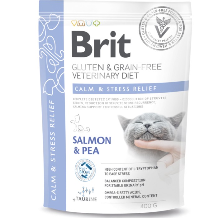 Brit GF Vet Diets Cat Calm & Stress Relief 400 g