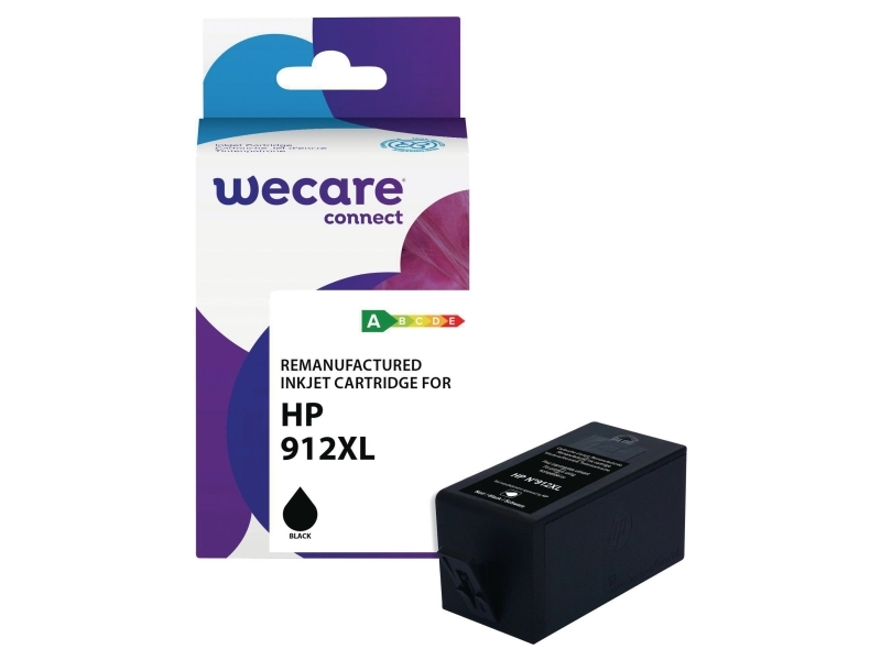 Bläckpatron Wecare HP 912XL 3YL84AE, kompatibel, bläckstråle, 30 ml, 825 sidor, svart
