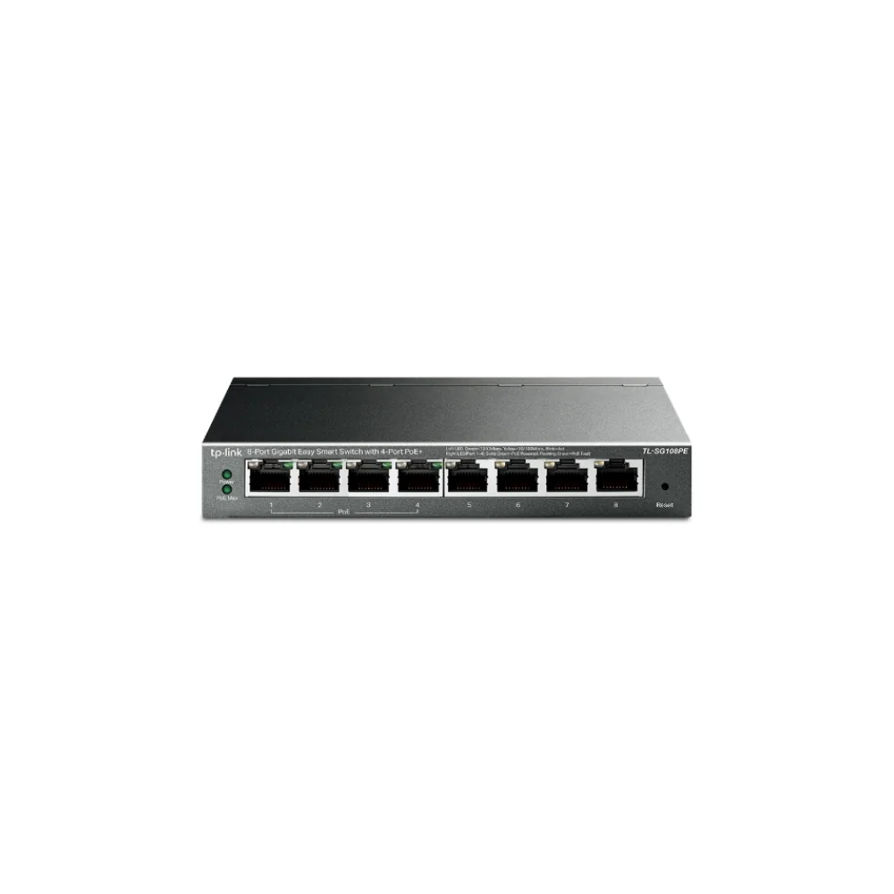 TP-Link TL-SG108PE 8-ports nätverksswitch
