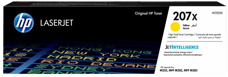 HP 207X 1 Styck Original, gul w2212x