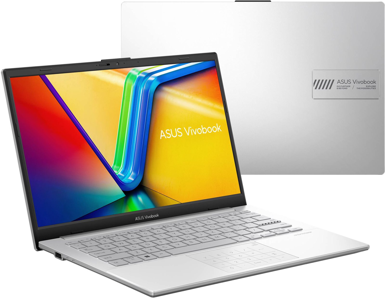 Asus VivoBook Go 14 L1404FA-EB681W, 14" Full HD IPS matt, AMD Ryzen 5 7520U, 8 GB, 512 GB PCIe SSD, WiFi 6E, Win11, bild 4