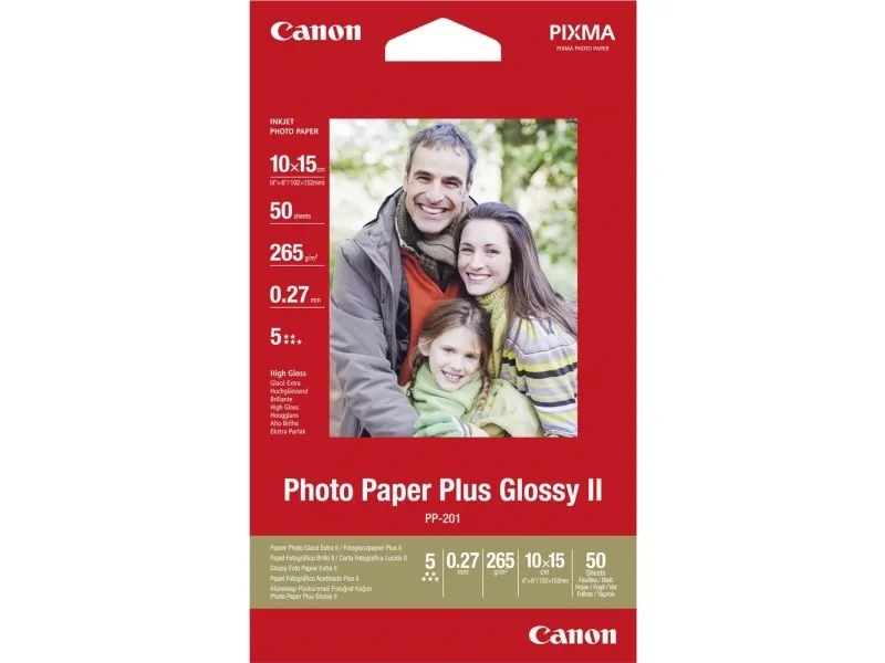 Canon Plus Glossy II Fotopapper 10x15 cm 50-pack
