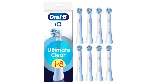 Oral-B iO Ultimate Clean borsthuvuden 8 st, vita, bild 4