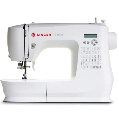 Singer C5605 - Symaskin - datoriserad - 80 stygn - 6 enstegsknapphål - LCD bildskärm