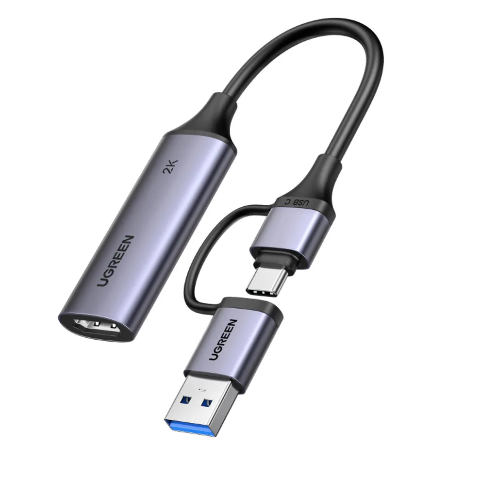 Videoavtagningskort HDMI till USB Ugreen CM629 2K 30Hz