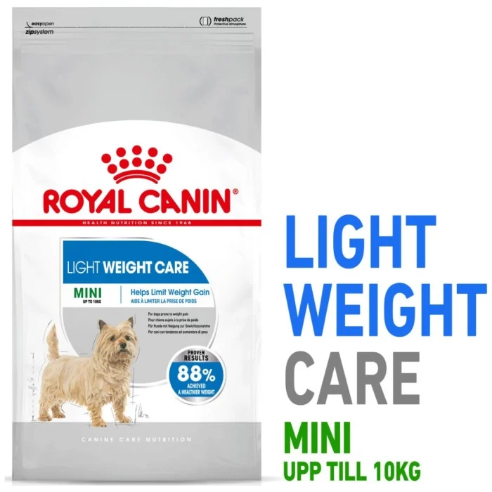 Royal Canin Light Weight Care Mini Adult Torrfoder för hund 3 kg