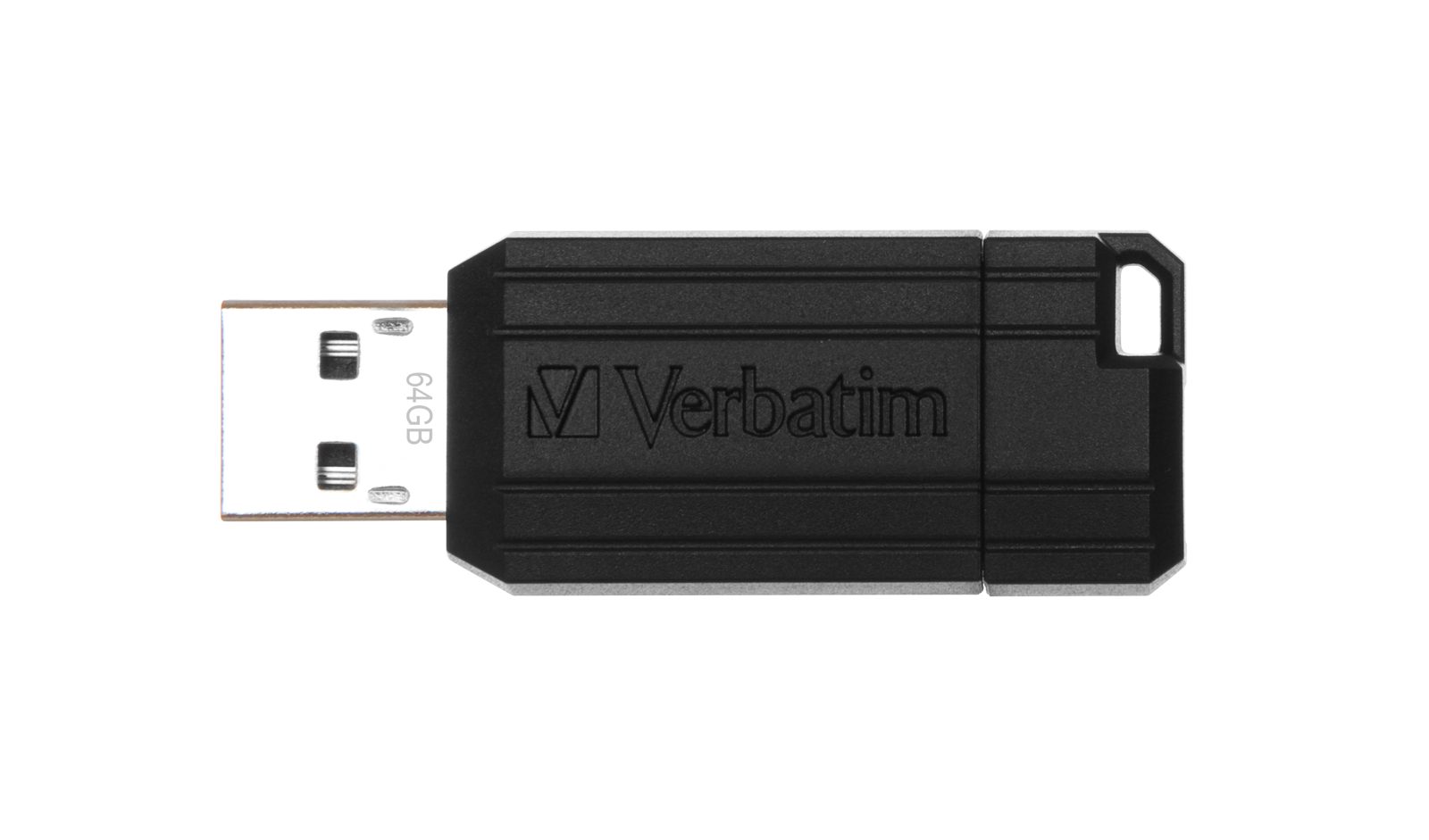 64 GB Verbatim Store 'n' Go PinStripe, USB 2.0 - Svart, bild 2