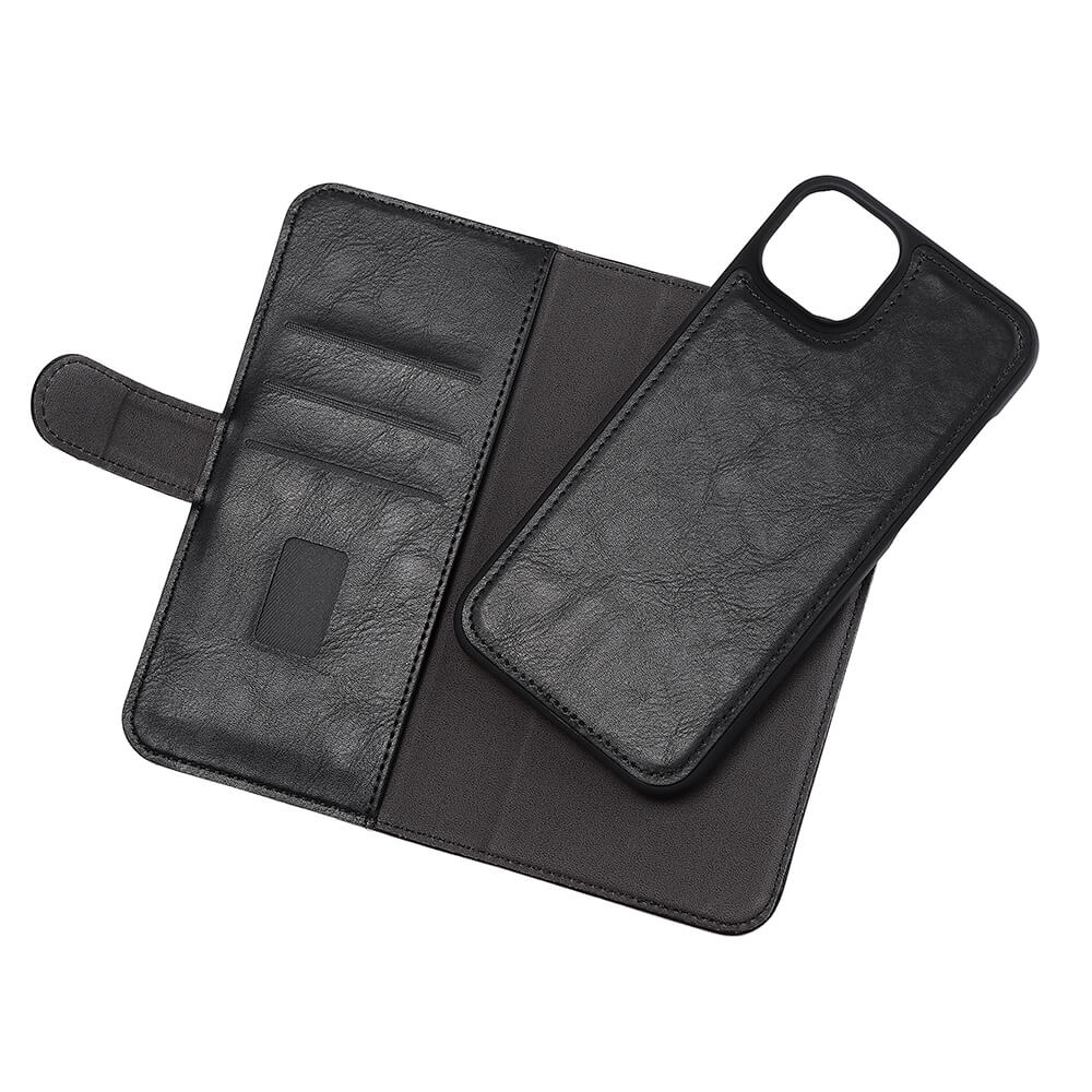 Plånboksfodral GEAR 2in1 Wallet 3 card iPhone 14 Plus - Svart, bild 4